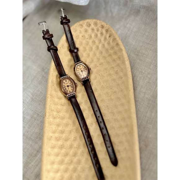 Bronze Tone French Vintage Style Unique Dainty Women’s Wrist Watch main image 6
